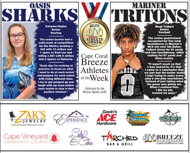 Athletes of the Week - 9/15/23